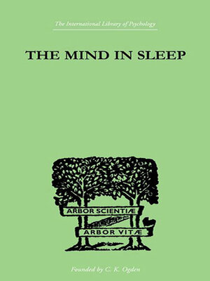 cover image of The Mind In Sleep